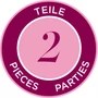 Kép 3/3 - Pálmafás Götz babaruha szett