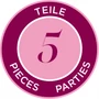 Kép 4/4 - Csillagmintás  GÖTZ babaruhaszett